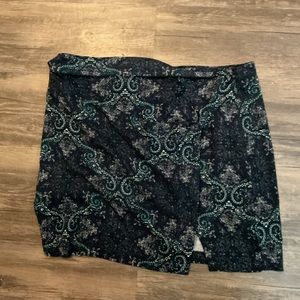 NWOT Free People Take It Easy Wrap Mini Skirt